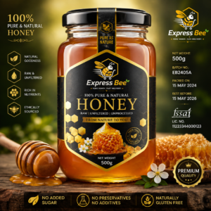 Nature Trust Raw Organic Forest Honey,1200 Gram, Wild, Unprocessed, Unheated, Non Pasteurized, Original Honey 100% Pure and Natural (0.5 Kg)