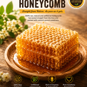 Express Bee Premium Raw Honeycomb – 100% Natural & Unfiltered